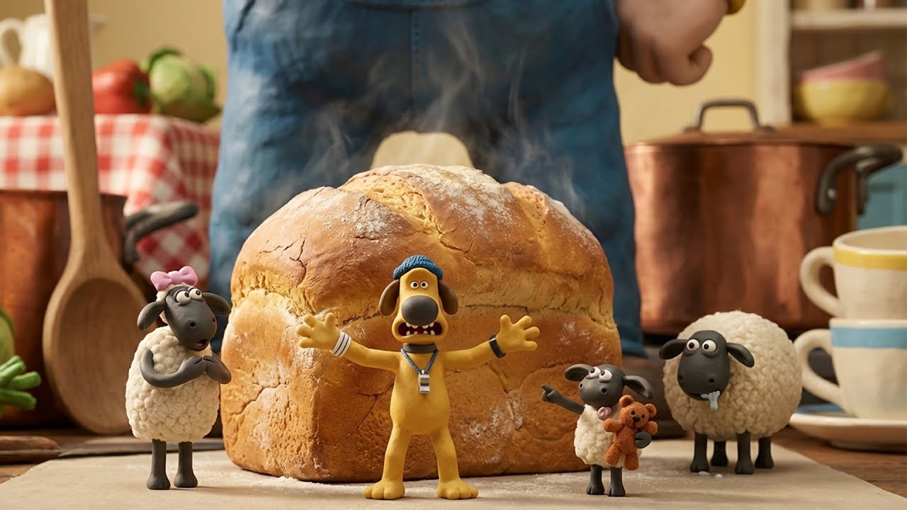 Kitchen Mishap: Did This Dog Just Burn The Whole Bakery? 🔥🍞 | Funny Shaun the Sheep Cartoon