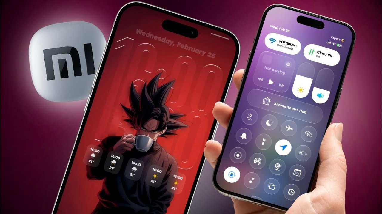 Estilo LIQUID GLASS 🤩 Seu XIAOMI INCRÍVEL Com esse Tema Chinês