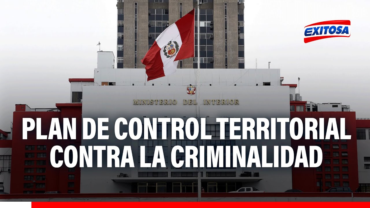 🔴🔵Plan Control Territorial: Mininter anuncia nueva estrategia contra la criminalidad