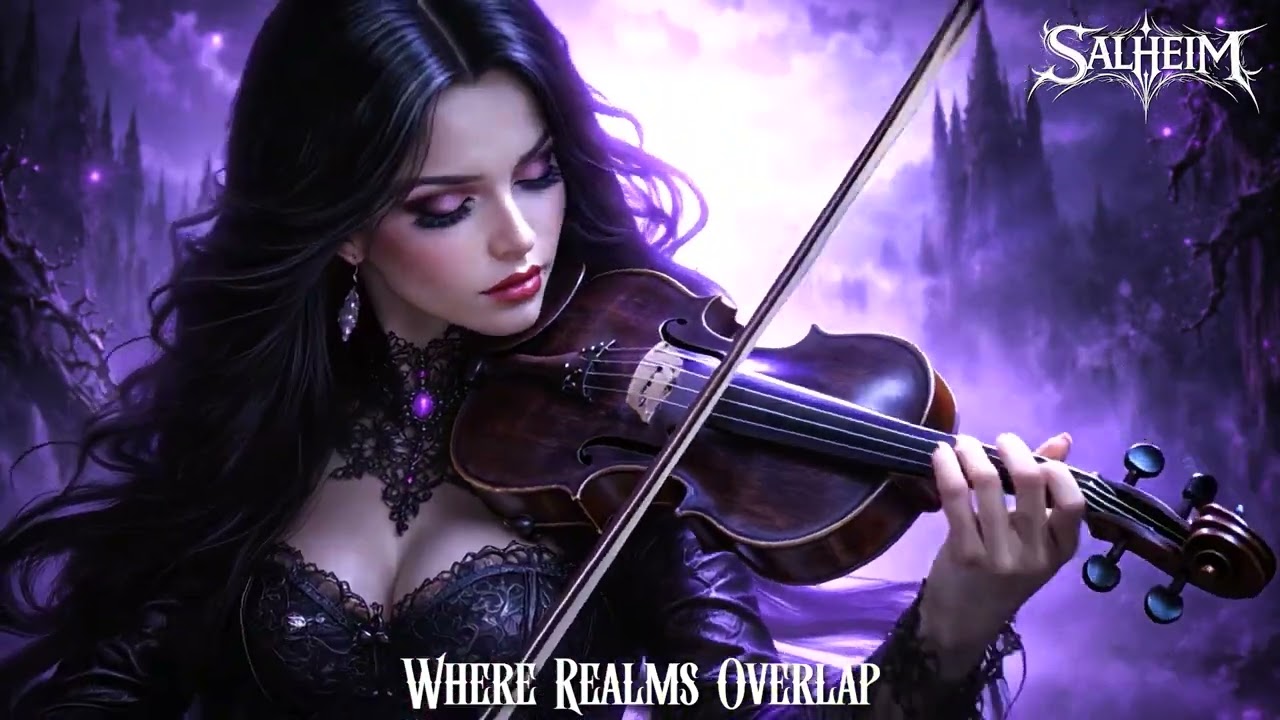 WHERE REALMS OVERLAP | Gothic Violin Metal | Fantasy Music for Focus & Gaming