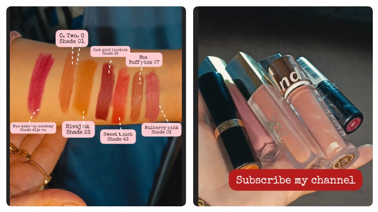 Bride to be series part3⃣Must have lipsticks in your makeup bag👜must have shades in your list💄💄