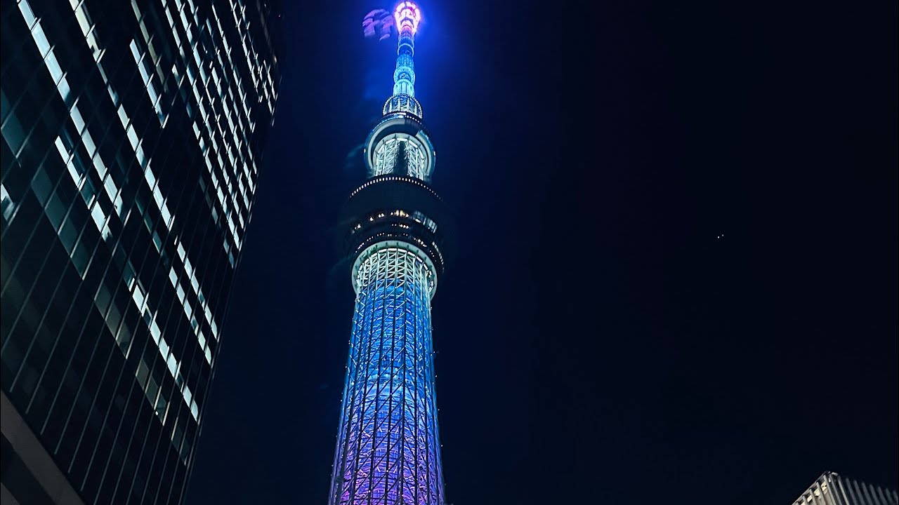 Tokyo Skytree at night