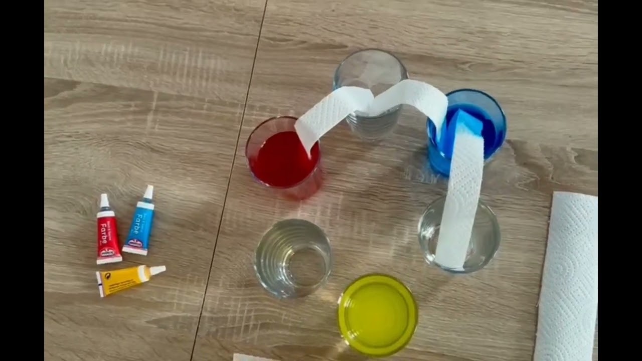 Experiment mit Wasser - Paul Gerhardt Kindertagesstätte