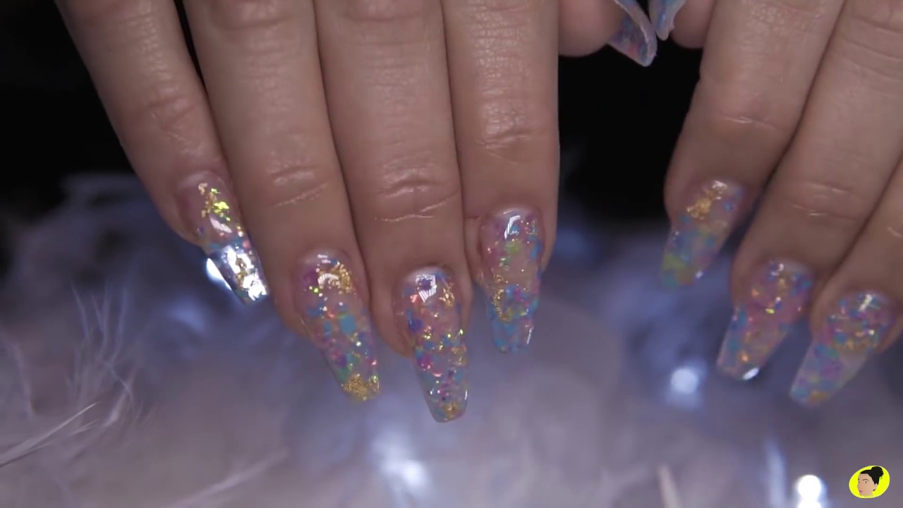 TUTORIEL💅🏽 - POSE CAPSULES - De À à Z - 100% INCRUSTATION  (feuilles d'or + miroir foil)💉