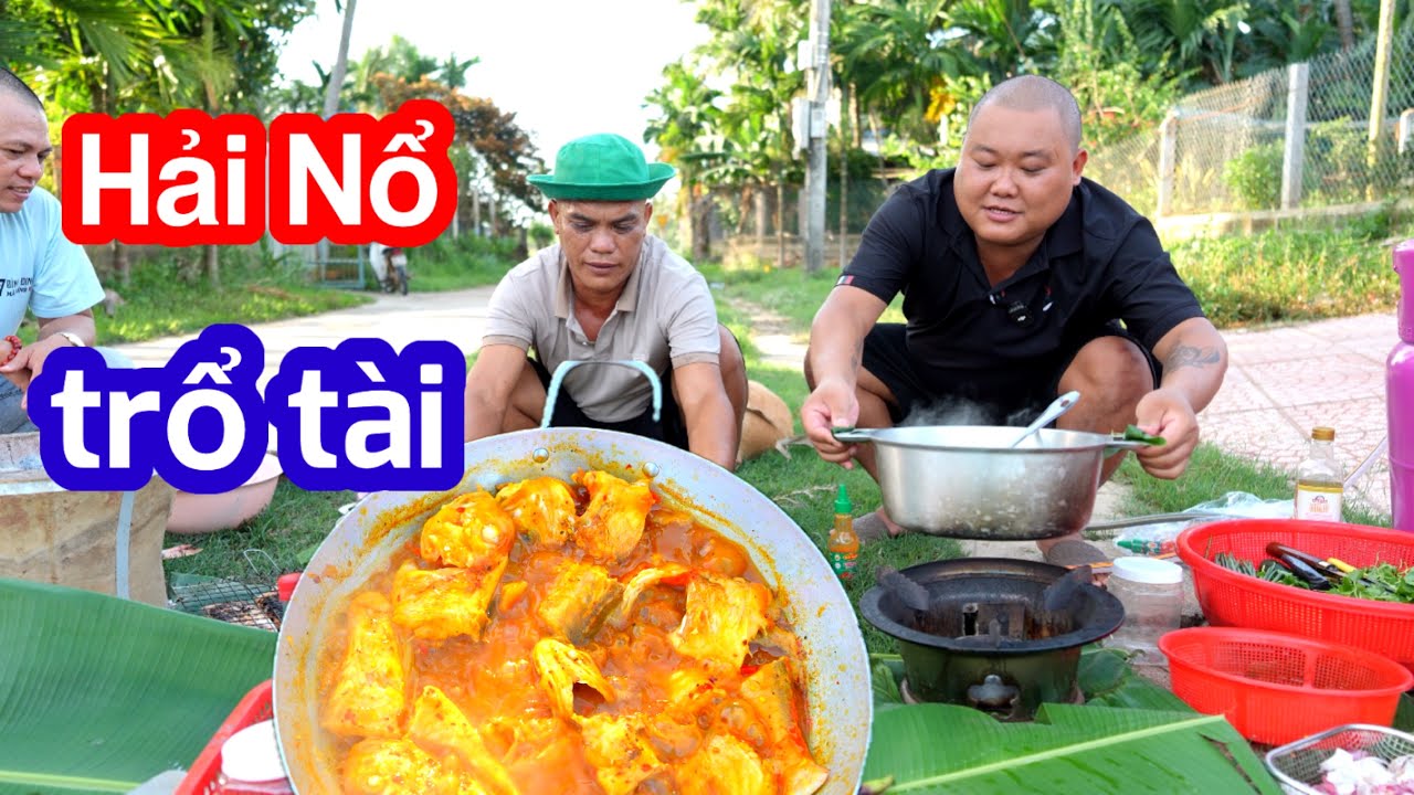 A Hải Trổ T&agrave;i Nấu M&oacute;n C&aacute; Biển So T&agrave;i Vũ Mập | SON DUOC VLOG