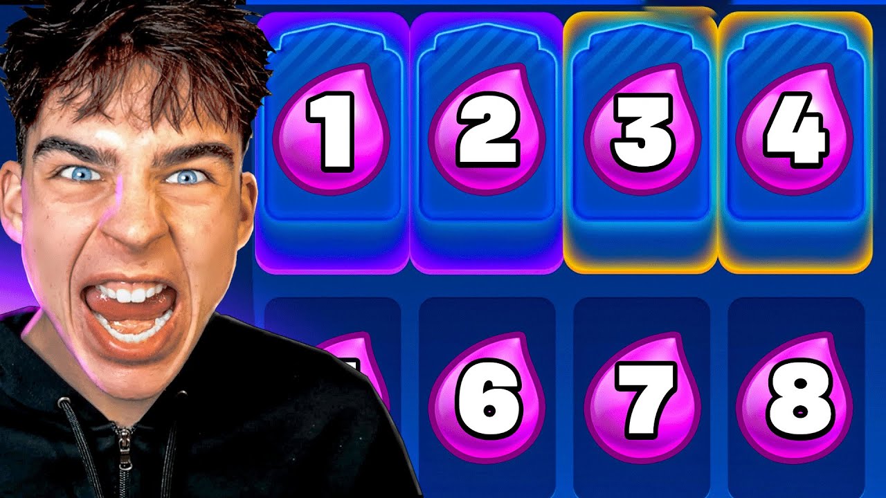Clash Royale... Mais mes cartes coûtent un élixir différent