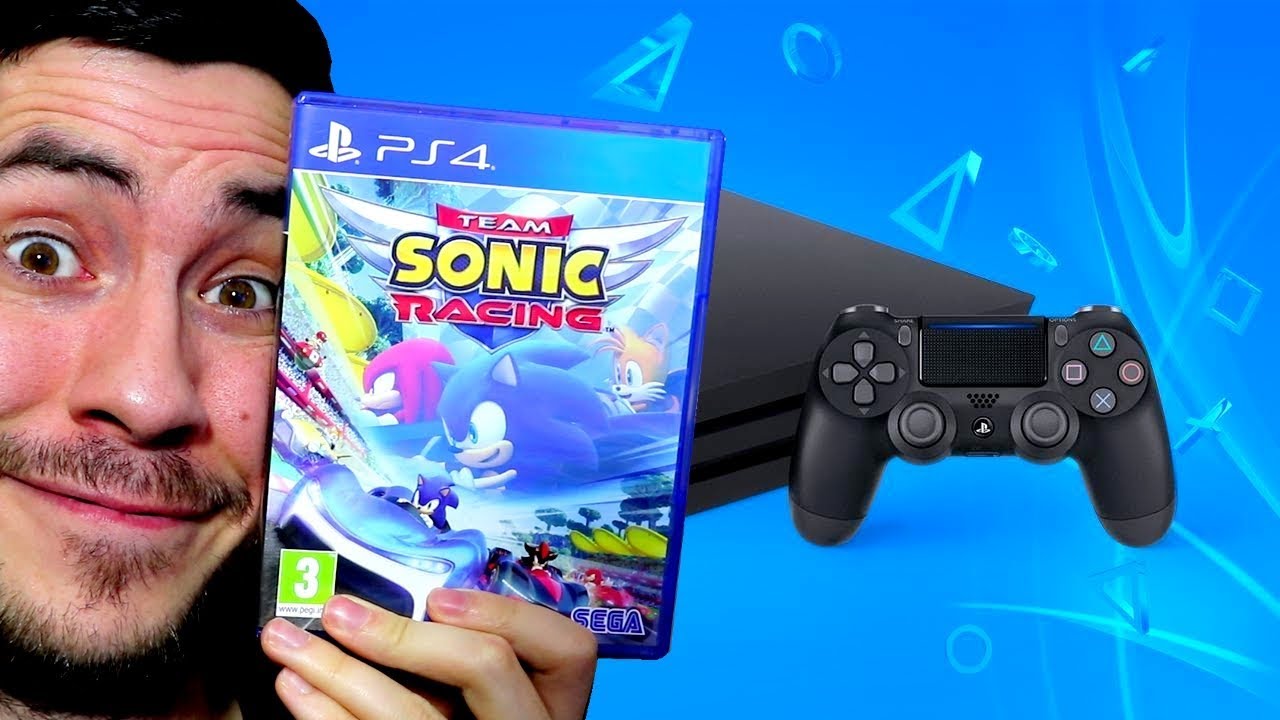 JE REDÉMARRE MA PS4 POUR...TEAM SONIC RACING !