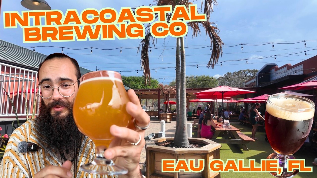 Экскурсия по местной пивоварне 🍺 Intracoastal Brewing Co в городе О-Галли, Флорида
