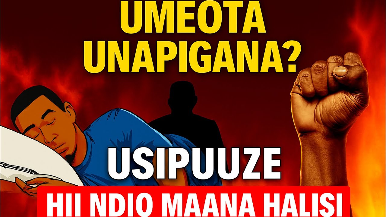UMEOTA UNAPIGANA? USIPUUZE HII NDIO MAANA HALISI.