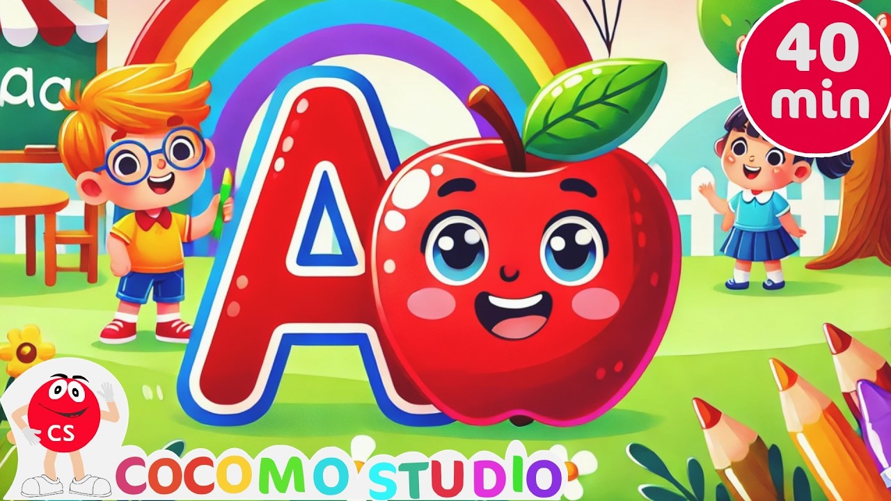 Фонетика ABC от А до Я | Веселые обучающие песни для детей дошкольного возраста