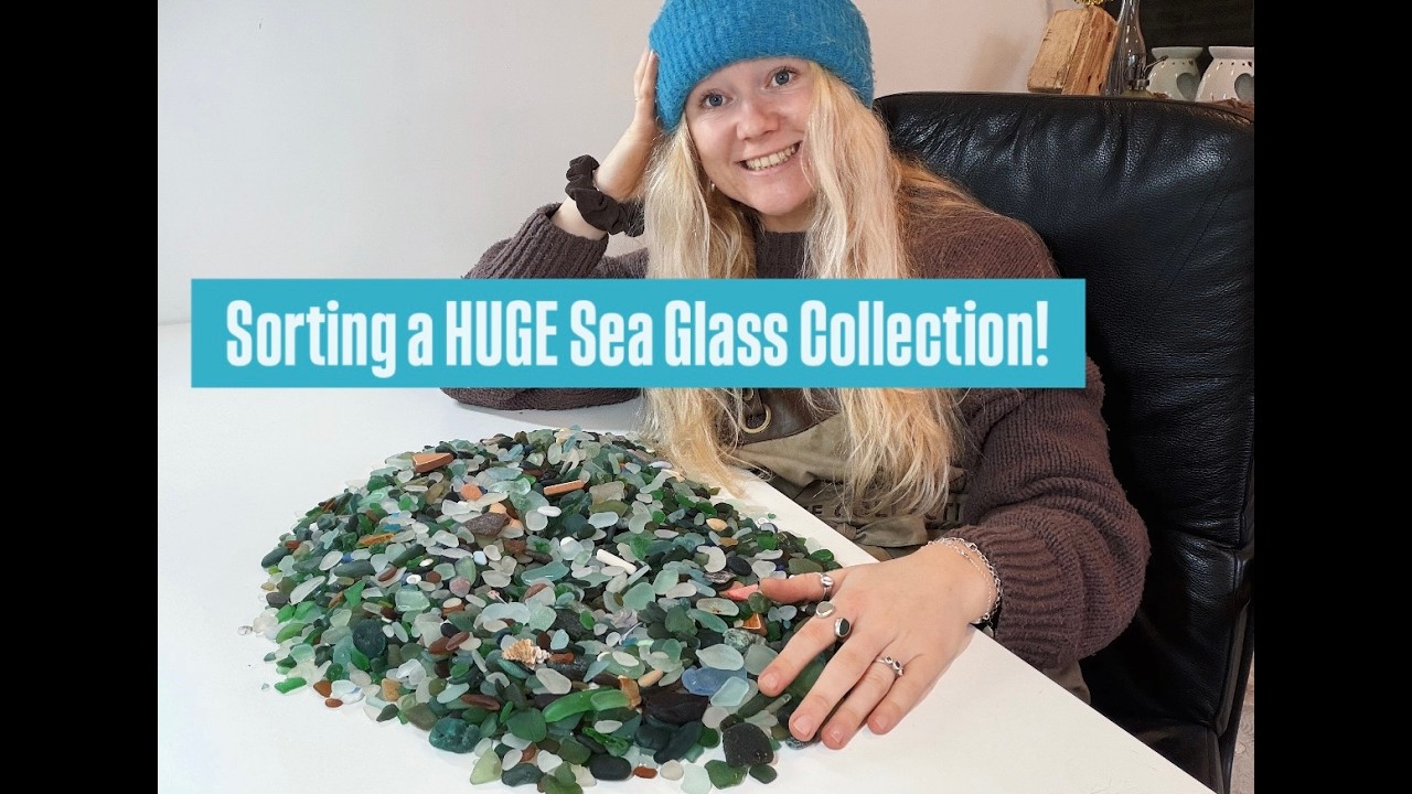 Sorting a HUGE Sea Glass Collection!