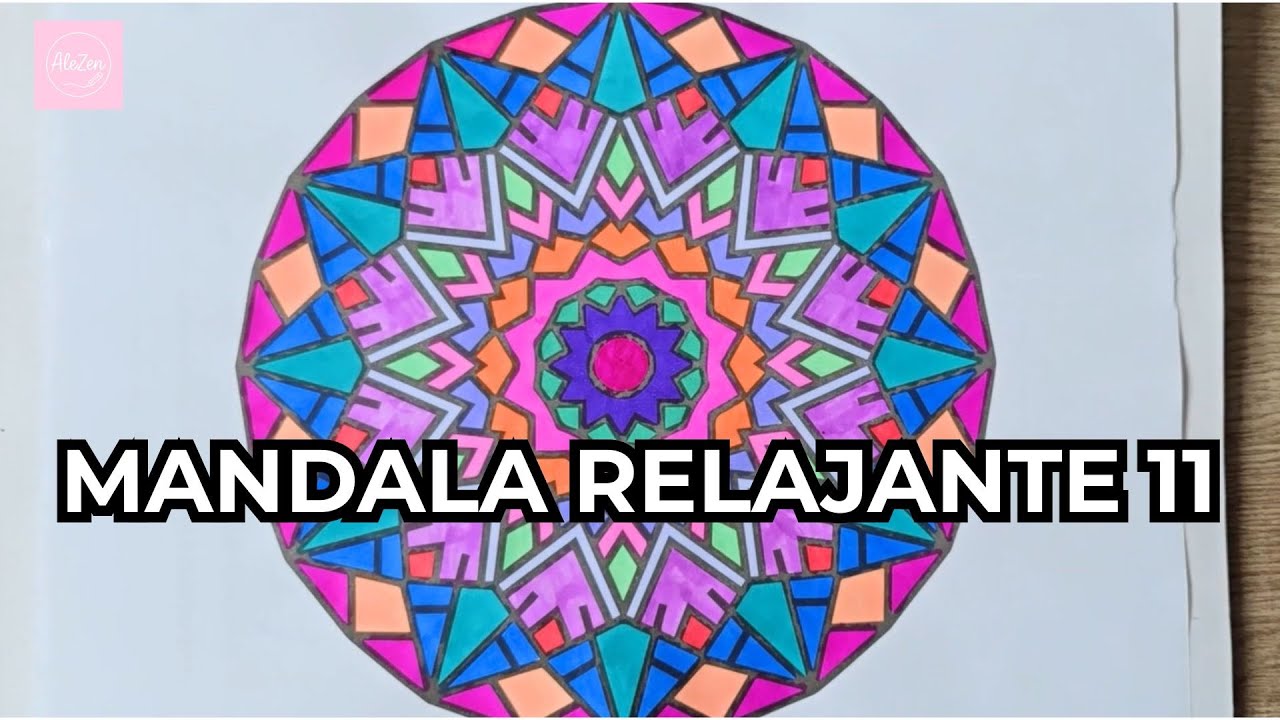 Mandala relajante 11 | Música suave y colores