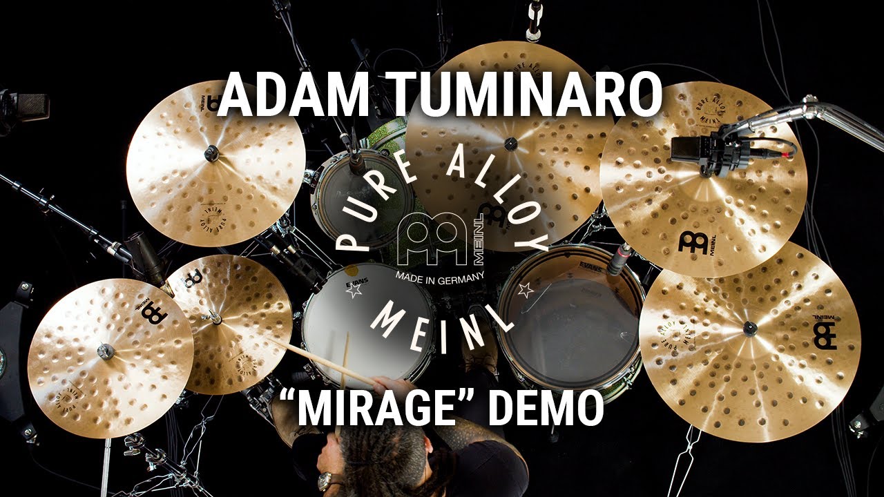 Meinl Cymbals - Pure Alloy Extra Hammered - Adam Tuminaro 