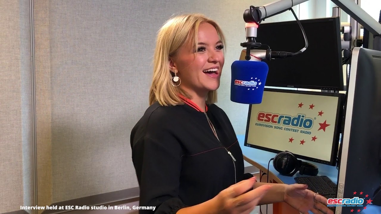 KEiiNO interview on receiving ESC Radio Award 'Best Group 2019' - ESC Radio studio Berlin