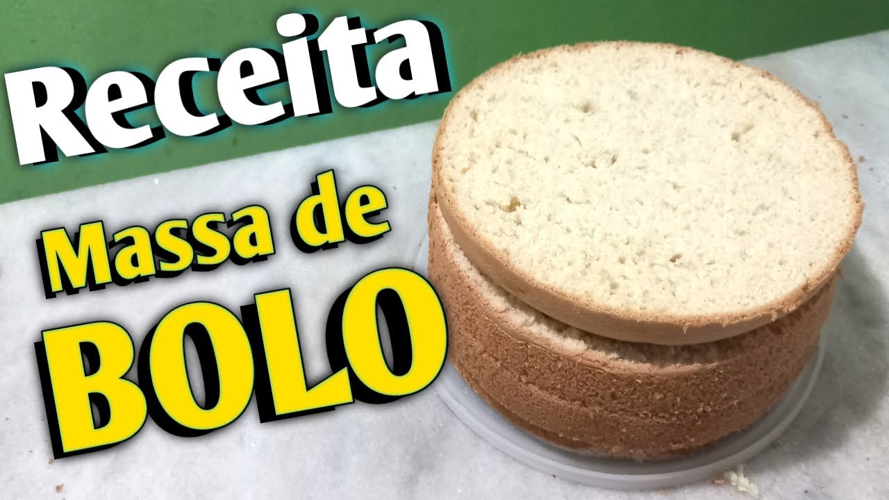 Massa de Bolo PERFEITA
