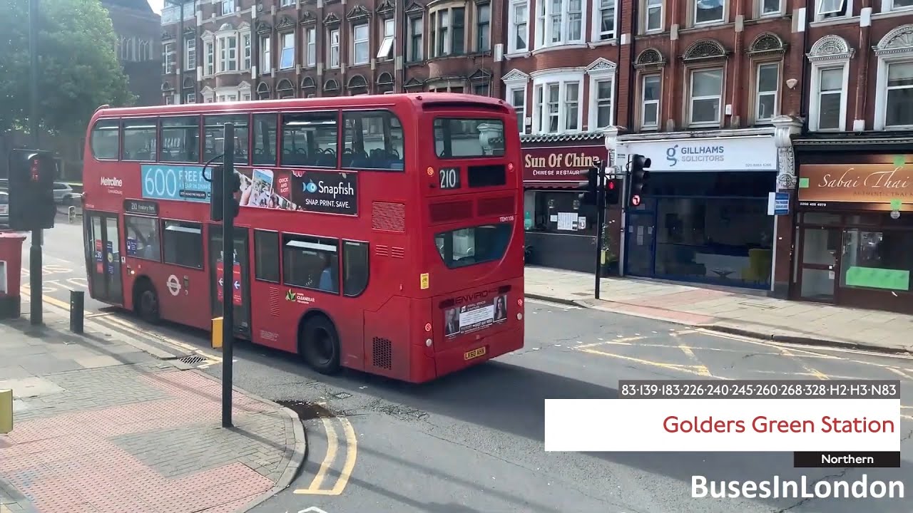 Route 139 Visual – Golders Green to Waterloo