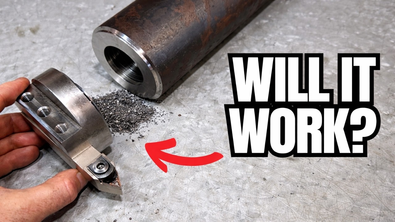 Testing Out A Giant Shop Made Anti-Vibration  Bar