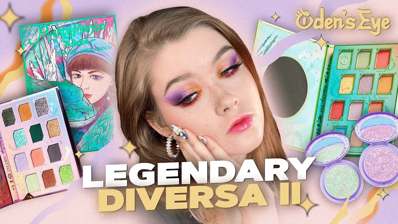 ✨Хайлайтеры и новые палетки ODEN'S EYE |Legendary Diversa| Spring Dragon, Mighty Monster, Earth Wood
