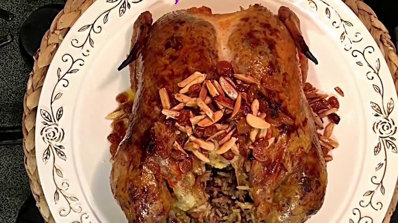 دجاج محشي Stuffed Chicken