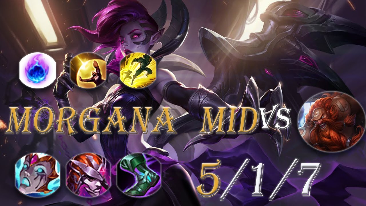 Morgana Vs Gragas Mid. After Game Enemy Gragas Asked How To Play Vs Morgana Better Next Game.