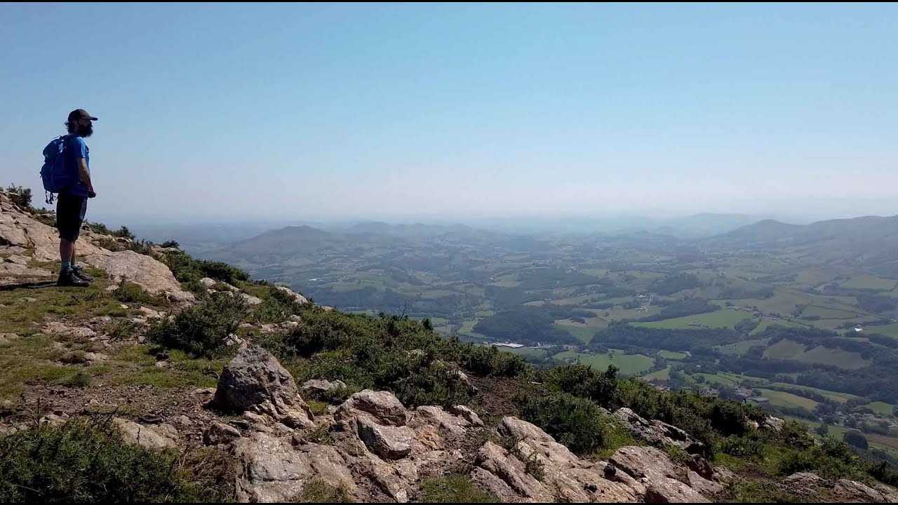 L’ursuia depuis le quartier Urcuray d’Hasparren