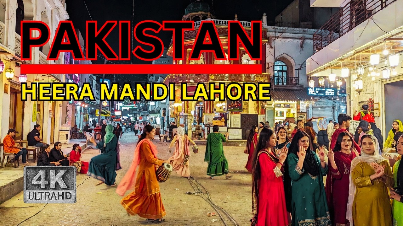 Heera Mandi Lahore Evening Walk 4K | Shahi Mohalla Historic Area | Old Lahore Night Tour Pakistan