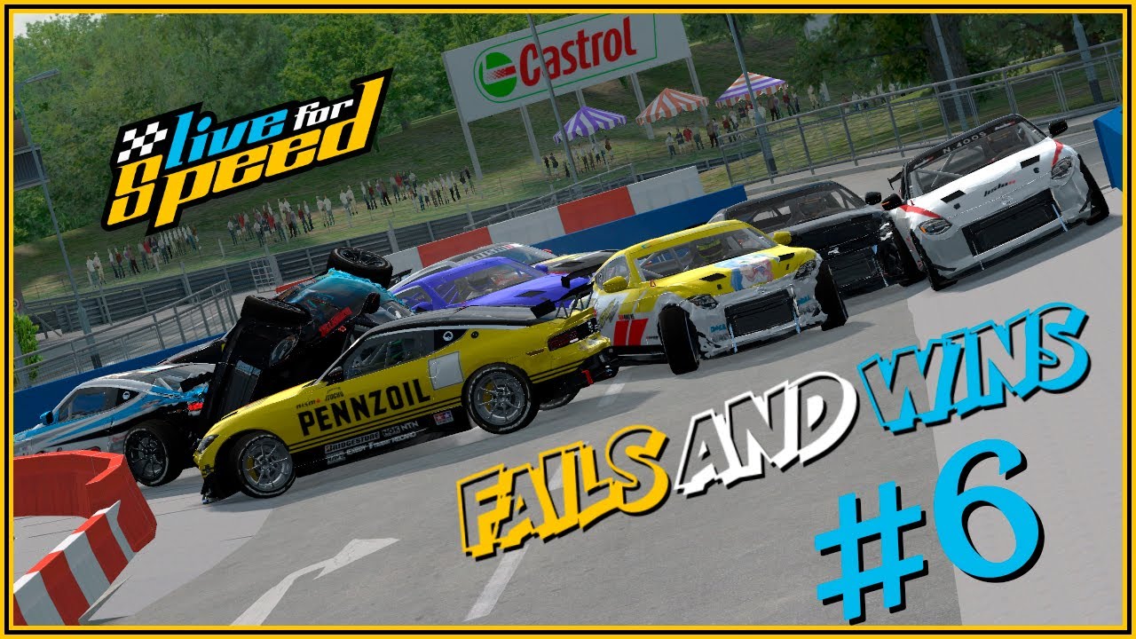 LIVE FOR SPEED: FAILS & WINS COMPILATION #6 (Bugs, Crashes, Fails & Random Moments)