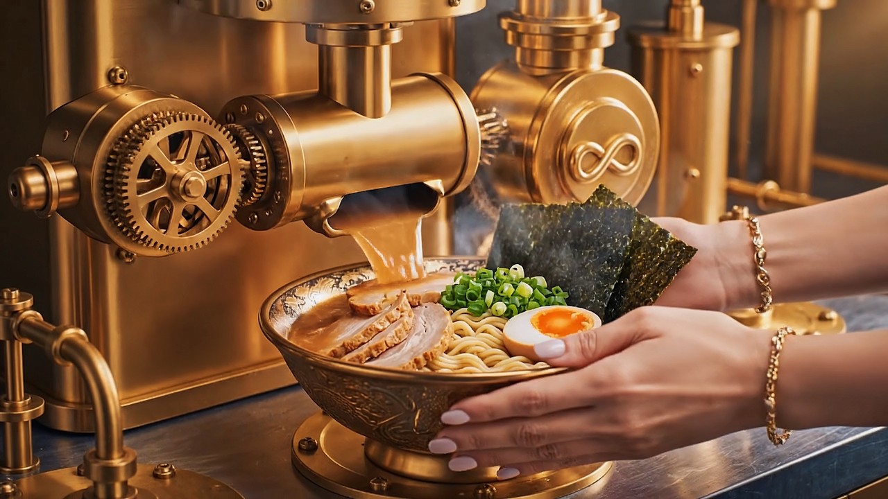 This Machine Makes Food Like Magic! 🍝 Satisfying AI ASMR