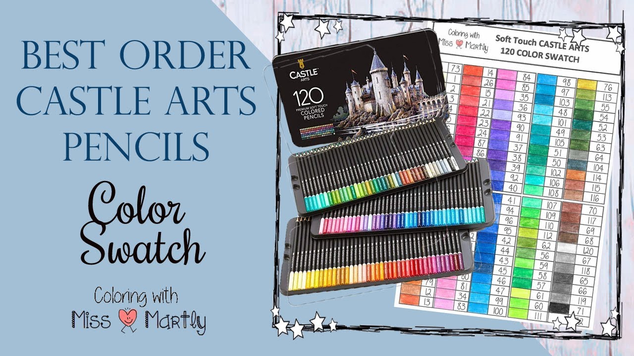 Best COLOR ORDER for your CASTLE ARTS PENCILS | How to organize your Pencils