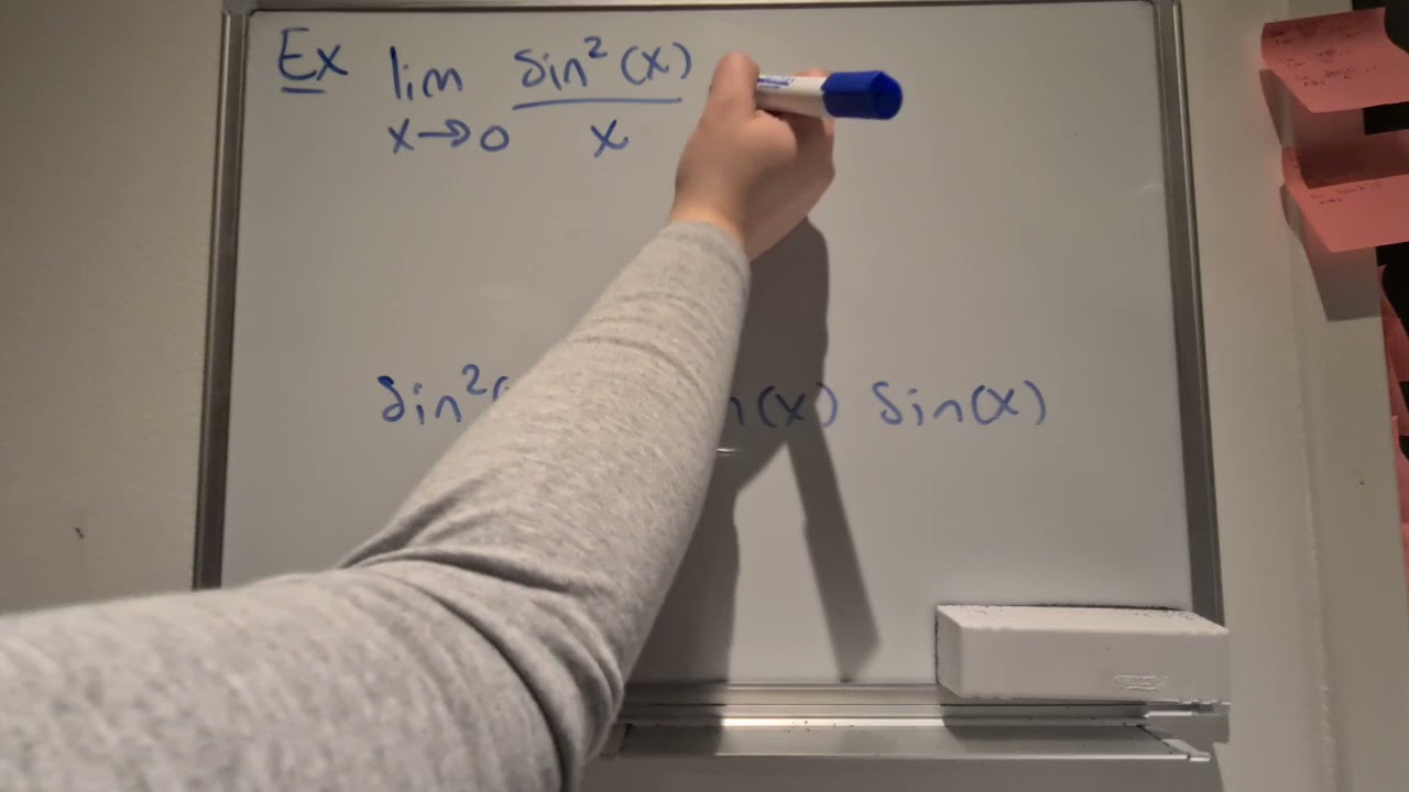 2.3 Calculus1 Limits of Trigonometry Functions    امثله خواص الغايات المثلثيه و الساندويش ثيروم