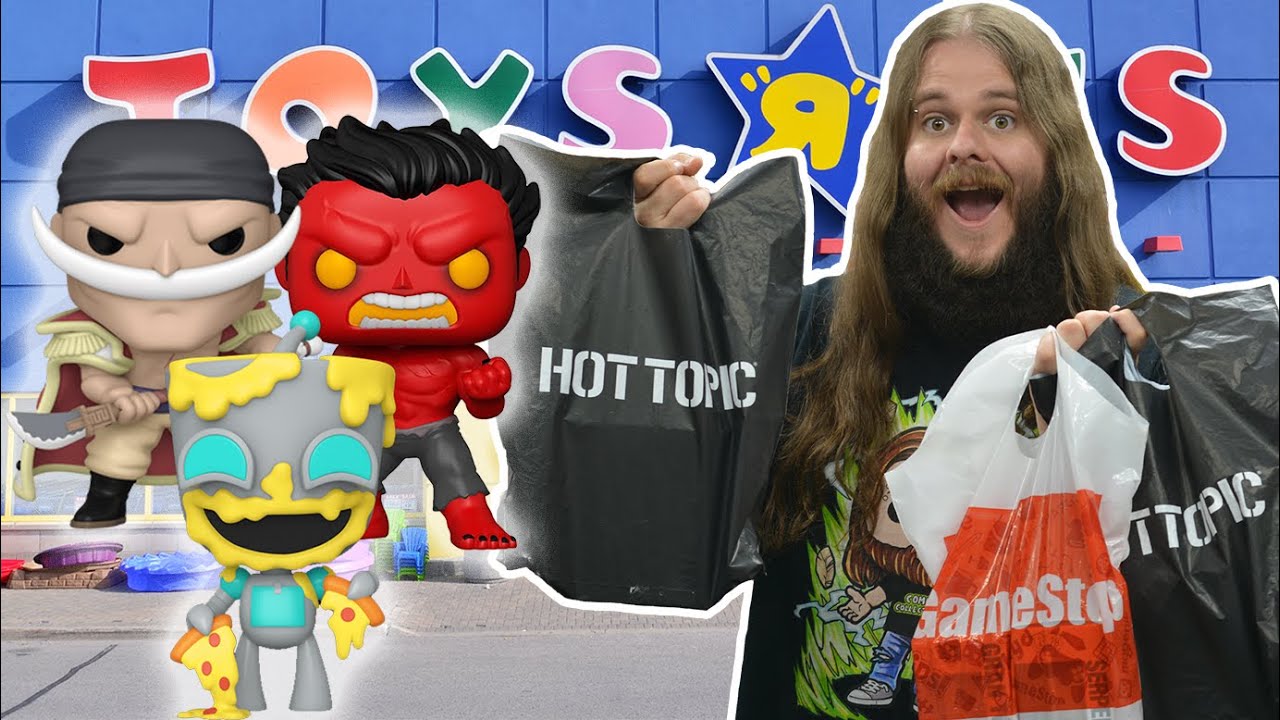 Funko Pop Hunting For Exclusives | Toys R Us | Hot Topic | GameStop
