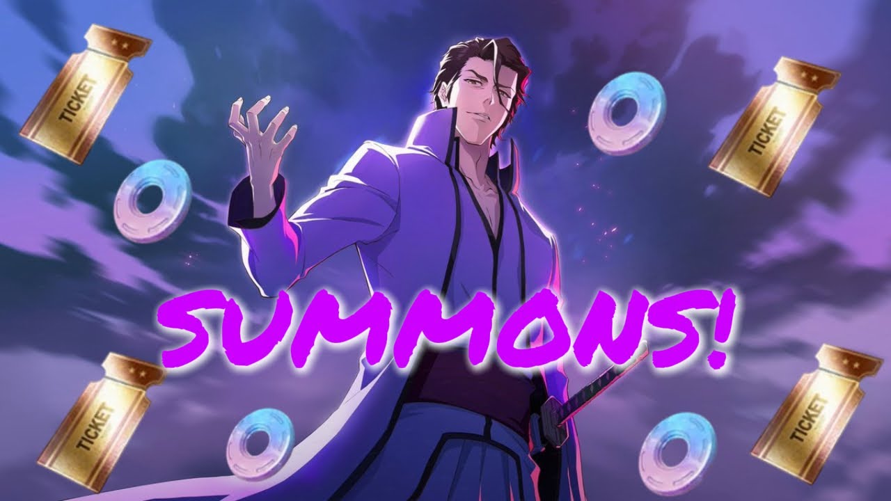 FIRST MUST SUMMON ! SSR AIZEN SUMMONS (BLEACH SOUL RESONANCE)