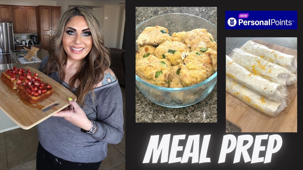 WW MEAL PREP FOR WEIGHT LOSS - 5 POINTS & UNDER RECIPES!- STRAWBERRY BREAD-JALAPEÑO POPPER MEATBALLS