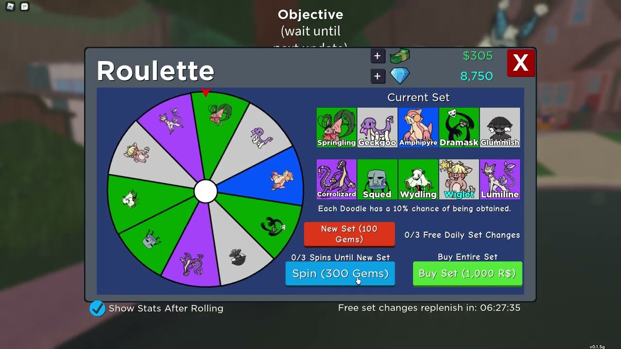 [Doodle World] Roulette Spins! // Part 1?