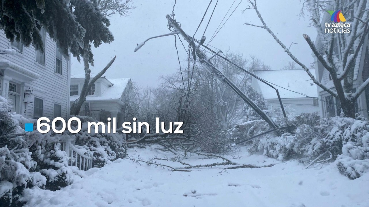 Apagón masivo y vuelos cancelados: El impacto de la tormenta ártica en Estados Unidos