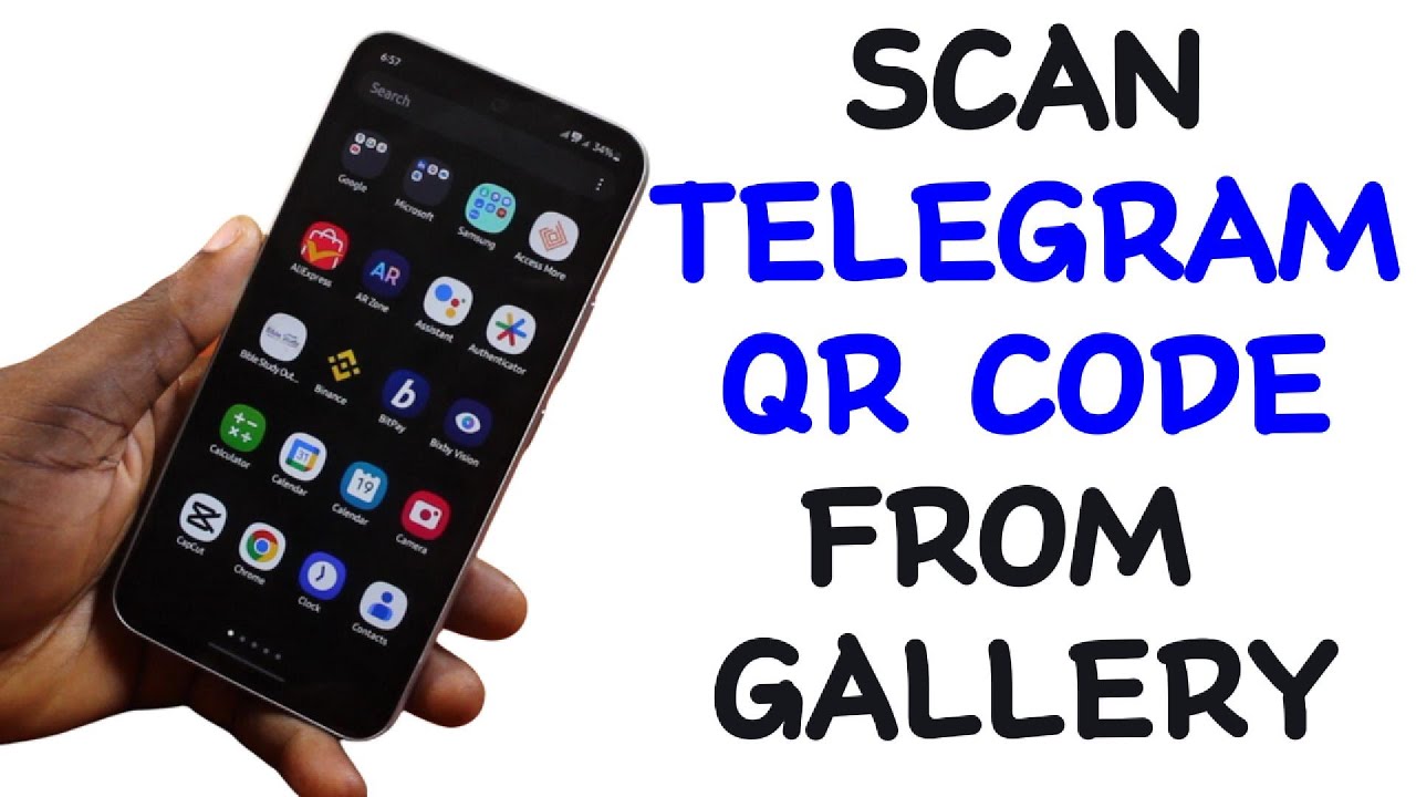 How to Scan QR Code in Telegram from Gallery