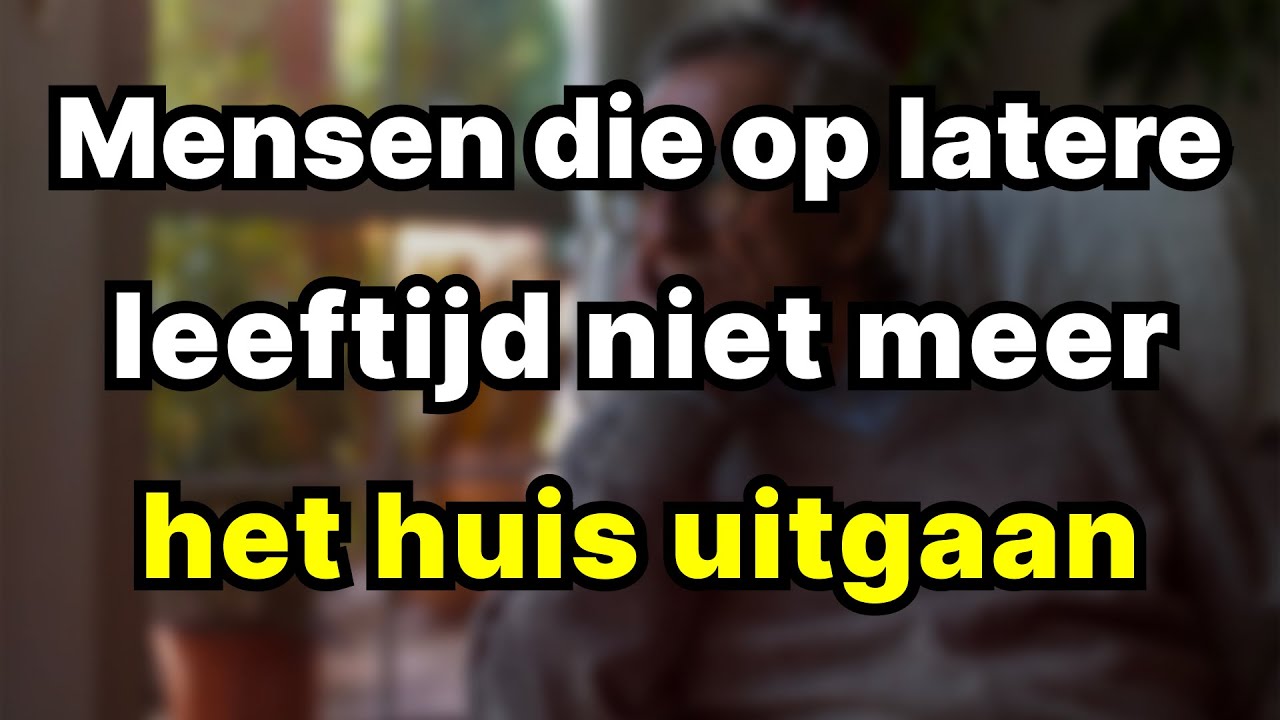 De Psychologie Van Oudere Mensen Die Ervoor Kiezen Thuis Te Blijven (Er Is Een Diepe Reden)