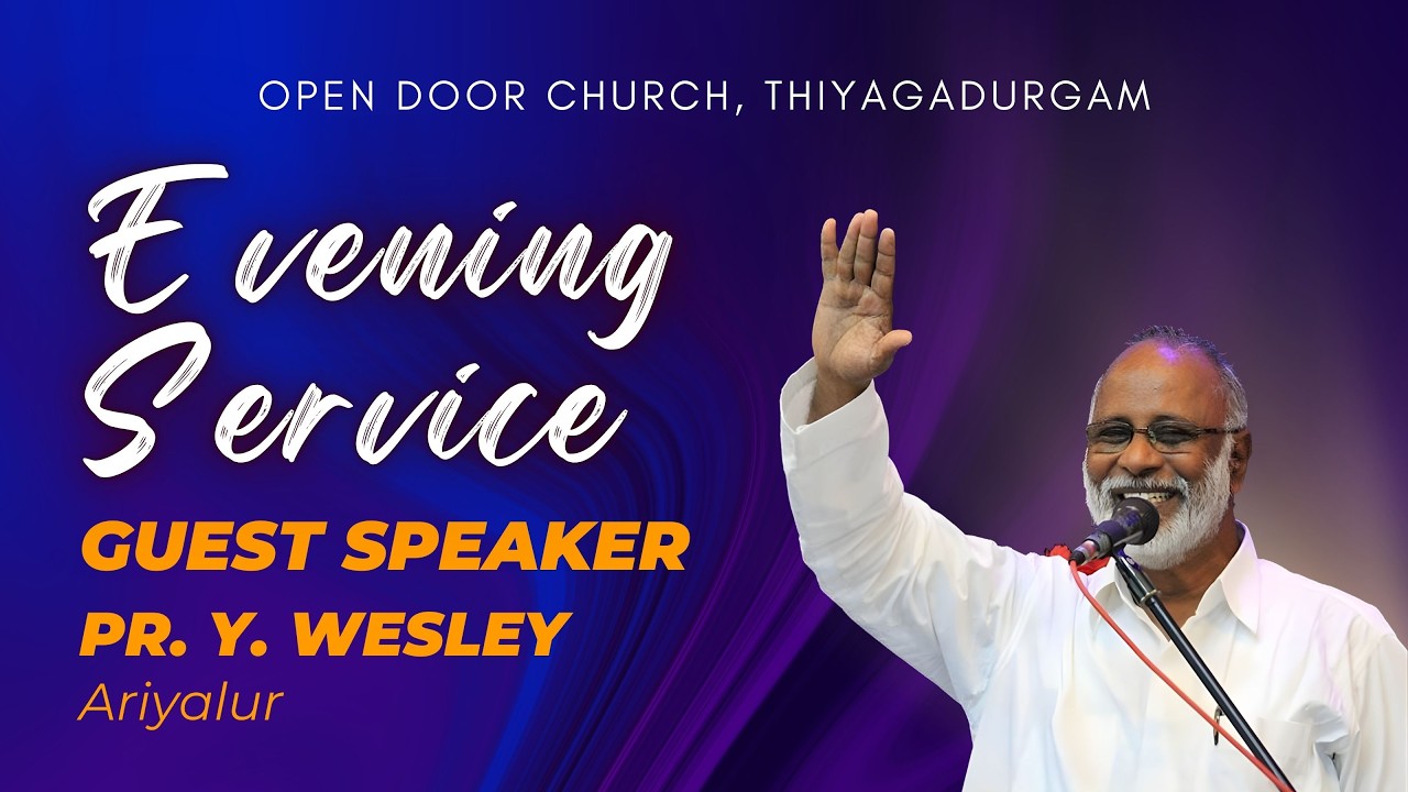 Sunday Evening Service (08/03/2026) | Message by Pr. Y. Wesley