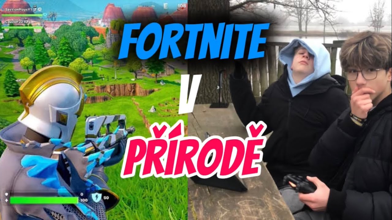 Hráli jsme Fortnite v lese v zimě  ** šílenej nápad 