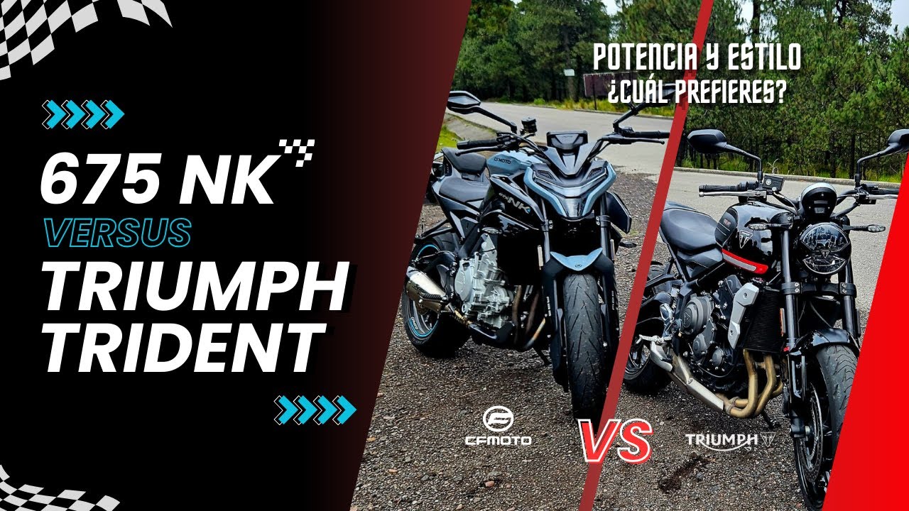 675 NK VS TRIDENT 660 // ¿Podrá CFMOTO llegar al nivel de una TRIUMPH?