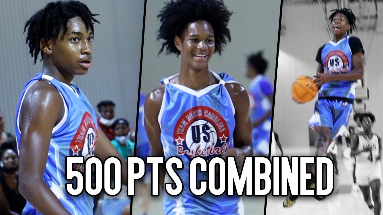 Meet AAU's SCARIEST DUO! Rob Dillingham & Aden Holloway Score 500 PTS in 1 Tourney🤯 ONLY 15 Yrs Old