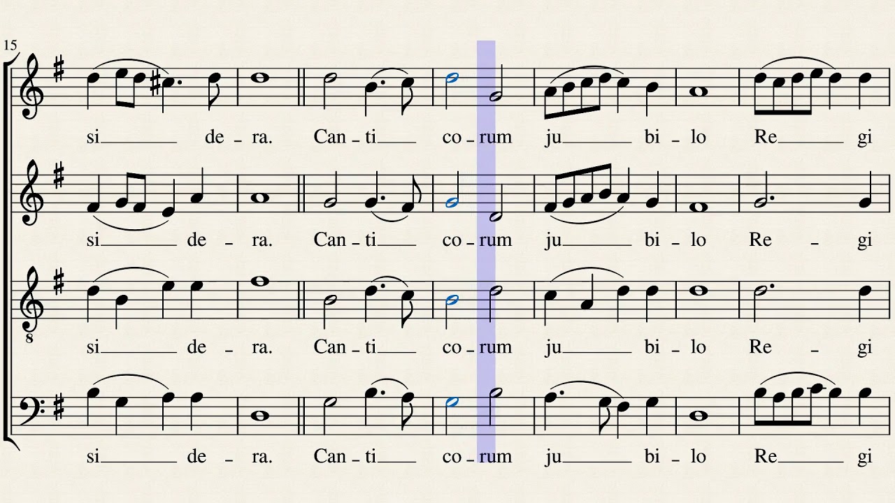 Canticorum Jubilo - Händel - Bajo