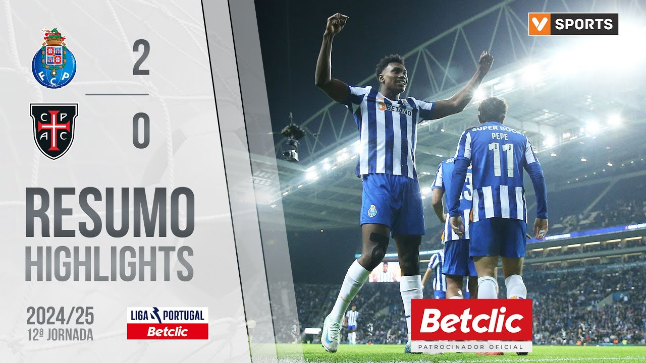 Resumo: FC Porto 2-0 Casa Pia  (Liga 24/25 #12)
