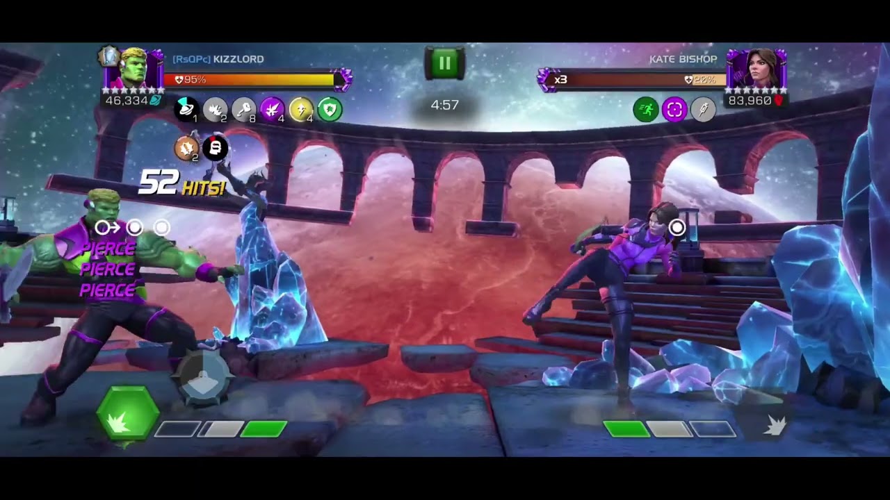 Hulkling vs Kate Bishop Alliance Coliseum - Marvel Contest of Champions