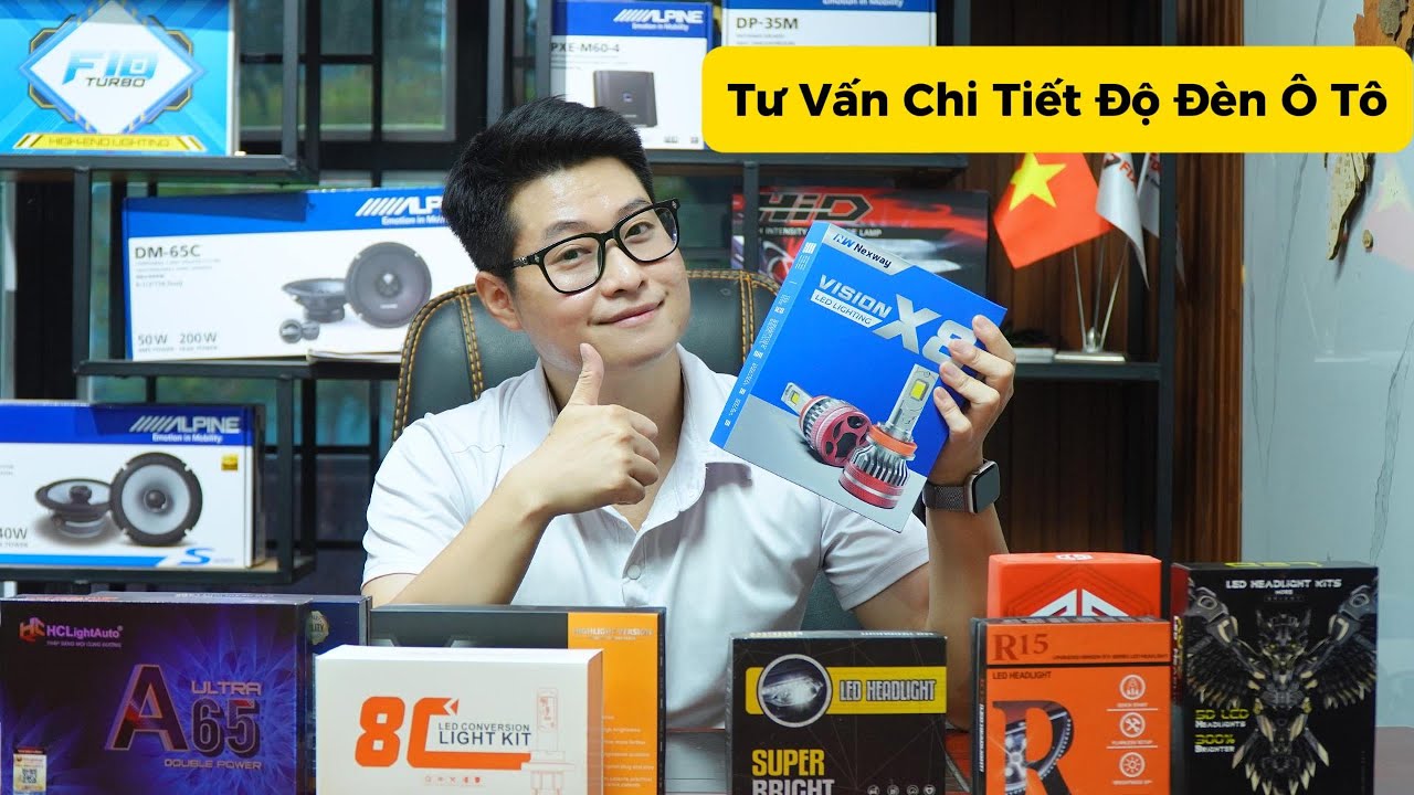 Lưu ý khi lắp đèn ô tô | Lắp bóng LED có an toàn không? Công suất bóng bao nhiêu là phù hợp?