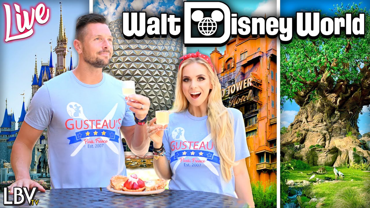 🔴LIVE: Disney World Stream! PLUS get to know LBV TV Maria & Chris! Q & A | Ask us anything!