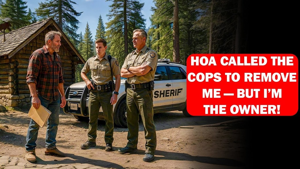 HOA Called the Cops to Kick Me Out of My Own Cabin — Officers Left on My Side!