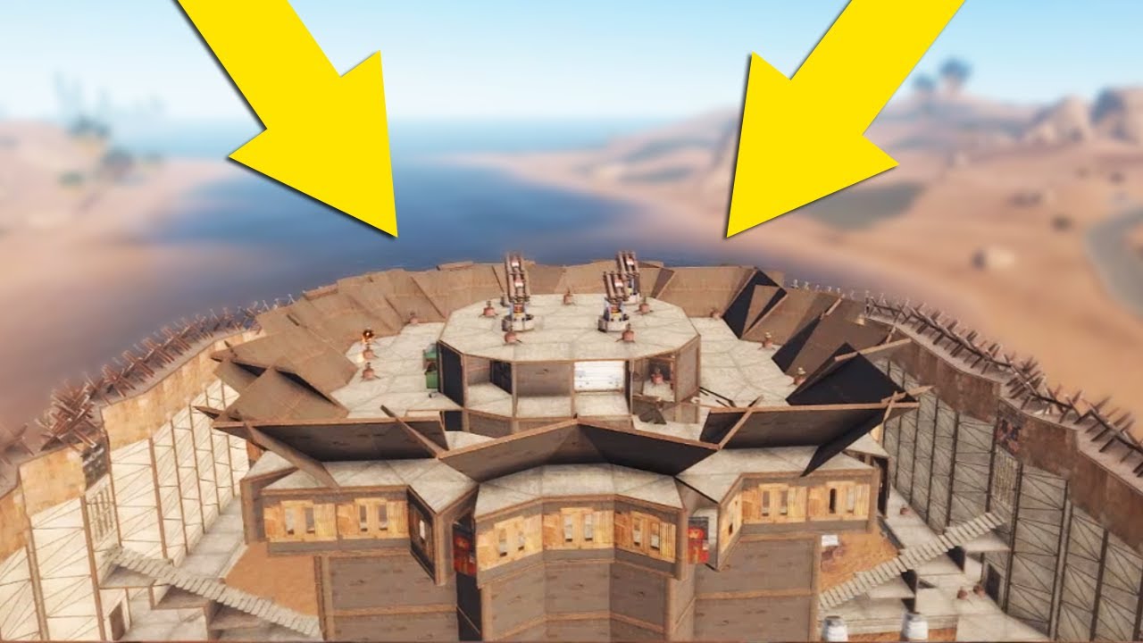 【DE JuN】Rust - 夜間攻堅行動！竟把領地櫃放這種地方？