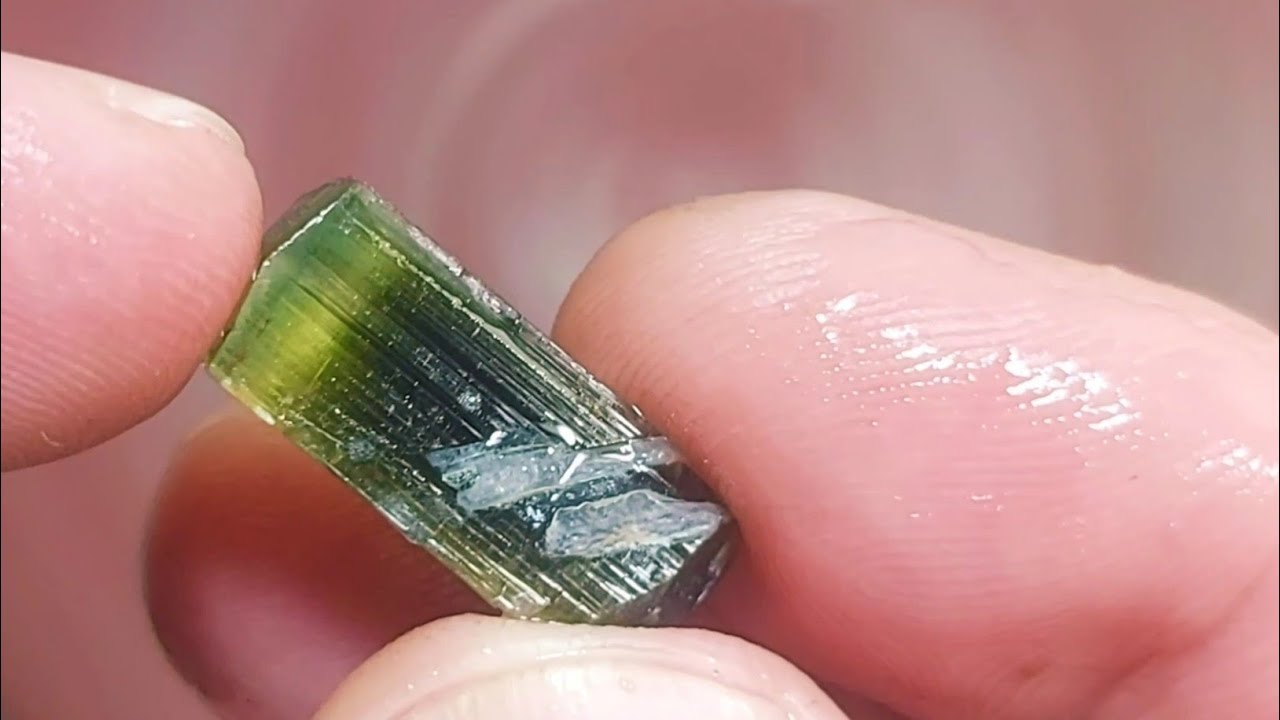 How to Polish Tourmaline crystal  | Tourmaline Crystal Polishing