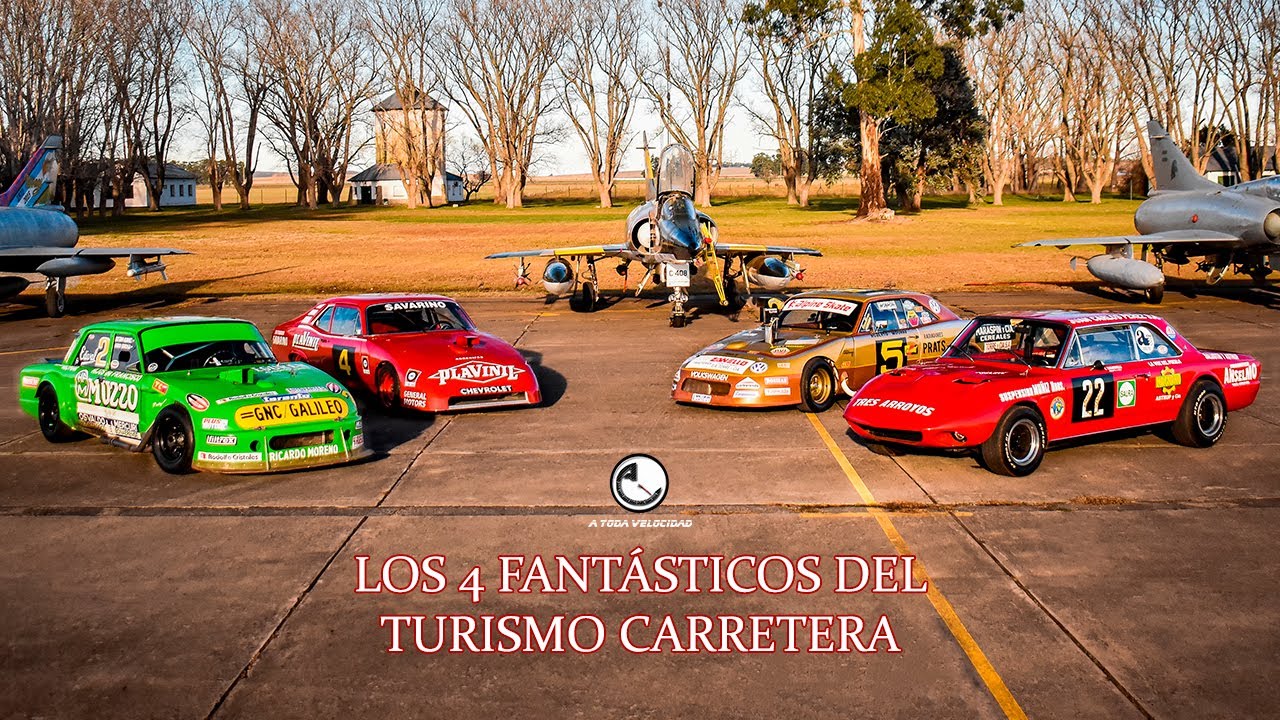 LOS 4 FANTÁSTICOS DEL TURISMO CARRETERA - BASE AÉREA DE TANDIL